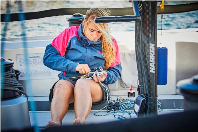 First female in the Mini Transat, RORC member Nikki Curwen is racing on Infiniti 46, Maverick - RORC Transatlantic Race © RORC / James Mitchell